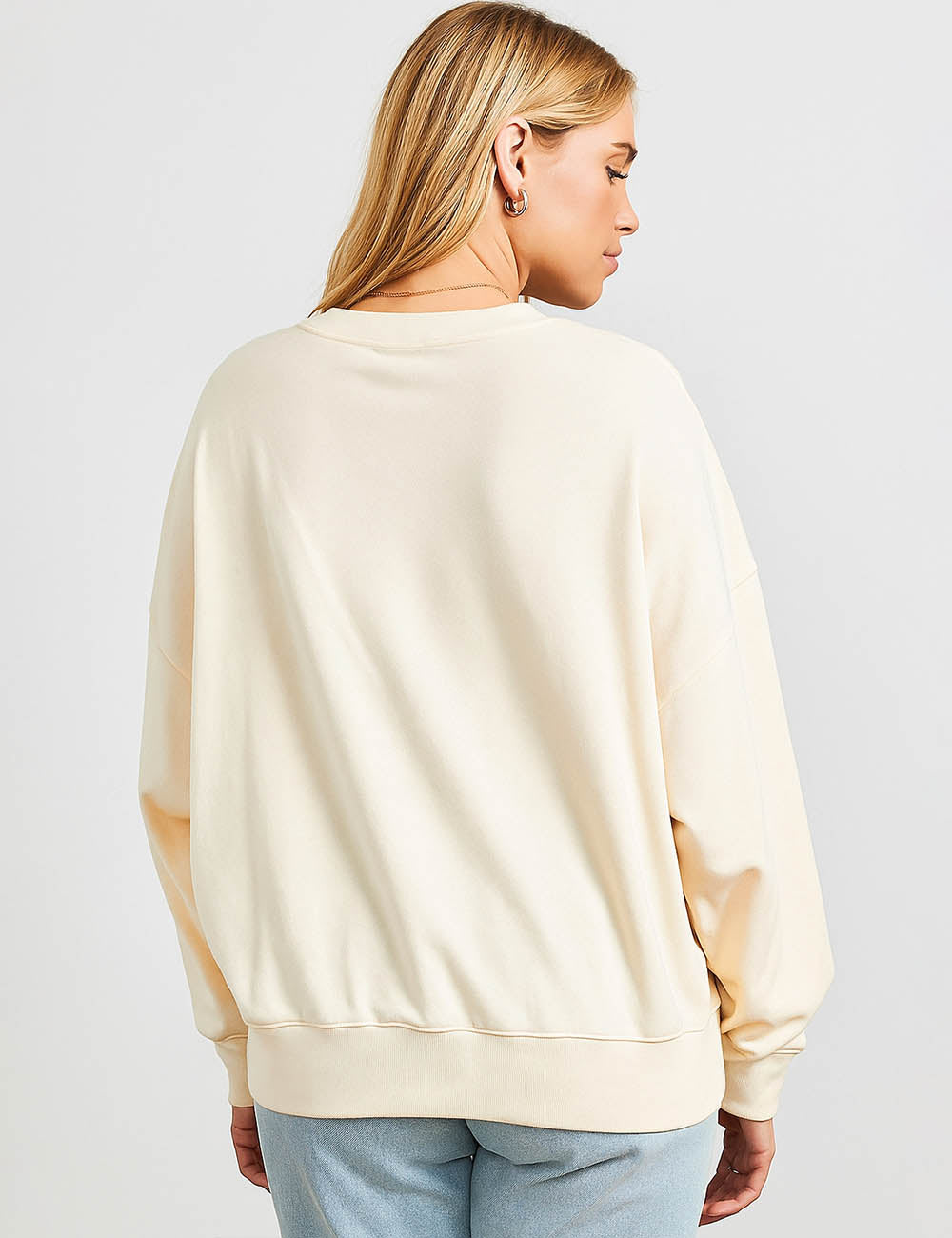 Ladies Valentine Top Heart  Line Embroidery Pearl Sweatshirt