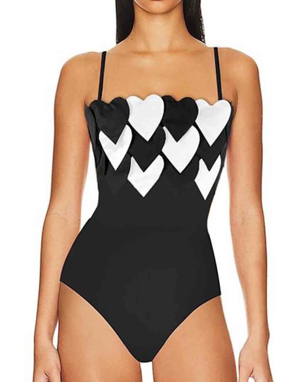 Ladies Love Splice One Piece Swimwear with Salong