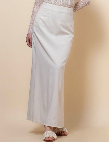 Ladies Zip Open Hip Wrap Maxi Skirt SKS51051