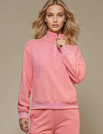 Ladies Pullover Sweatshirt Loungewear Top SKST50772T