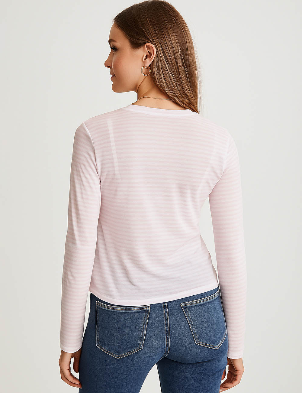 Ladies Everyday Color Block Striped Knit Cami & Cardigan 2PCS Set