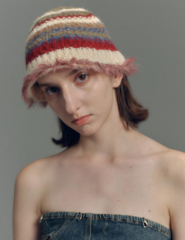 Ladies Stripe Dome Hat YH3031