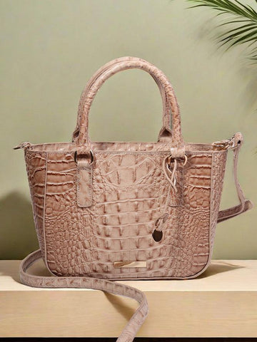 Ladies Elegant Snake Looking PU Tote Bag SKOB003