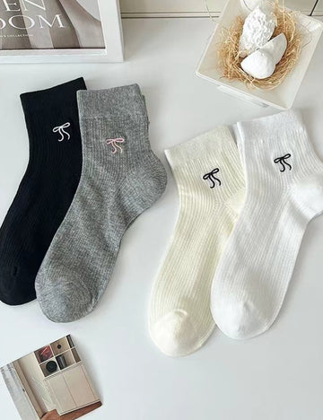Ladies Edge Baby Lock Solid Color Socks SKASC4181