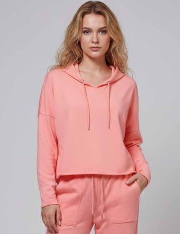 Women Solid Color Hoodie Pullover Hooded Top SKST50781T