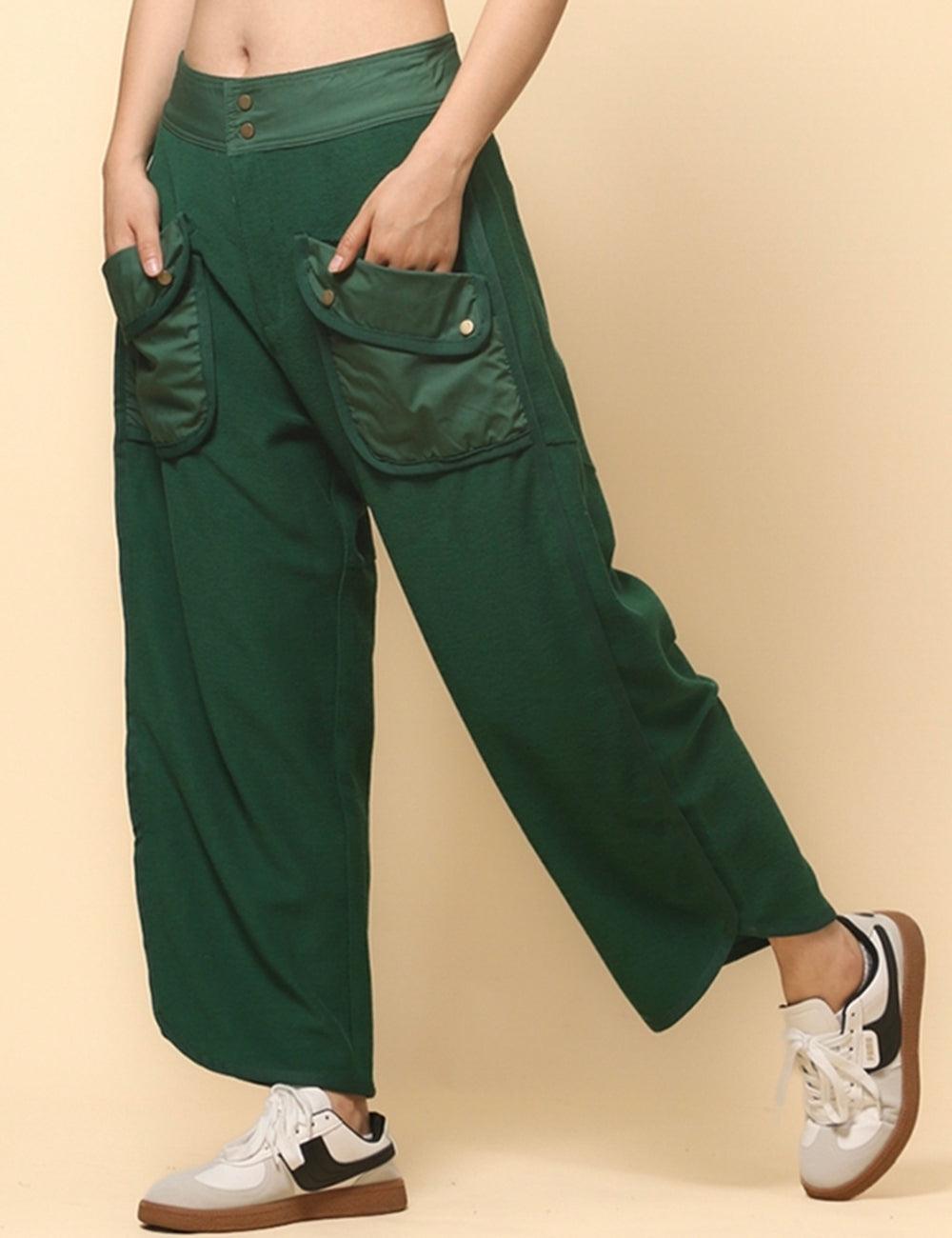 SWEETKAMA Ladies Casual Pockets Pants Relaxed Sweatpants