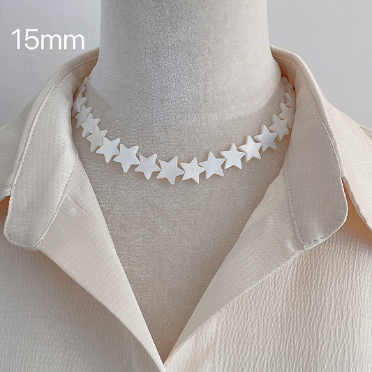 Women Fashion Jewelry Sea Shell Creative Star Necklace SKA283