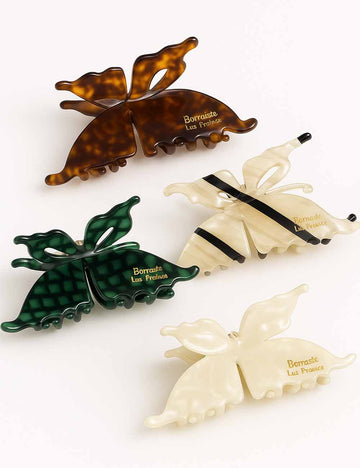 Ladies French Retro Butterfly Acetic Acid Hair Clip