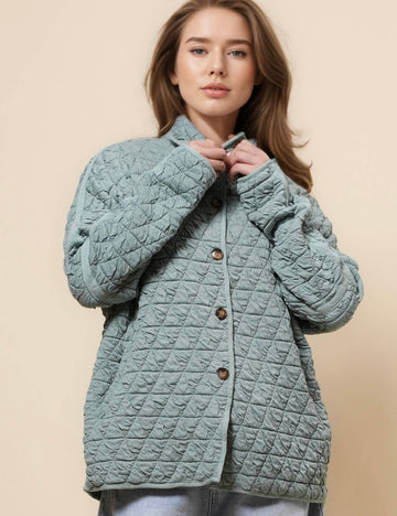 Ladies Solid Color Long Sleeves Everyday Coat SKT41152