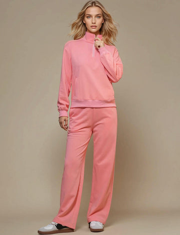 Ladies Sweatshirt Pants 2pcs Loungewear Set SKST50772