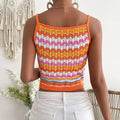 Ladies 2 Shoulder Multicolor Knit Daily Top CJ2378 - SWEETKAMA