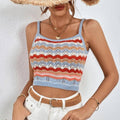 Ladies 2 Shoulder Multicolor Knit Daily Top CJ2378 - SWEETKAMA