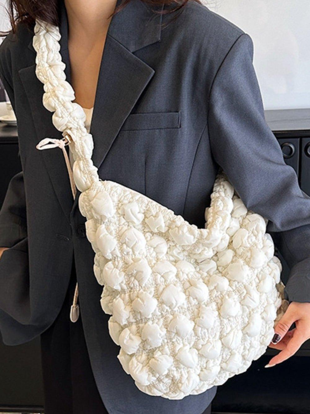 Ladies Cloud Bag Puffer Looking Lightweight Handbag SKAB013 - SWEETKAMA