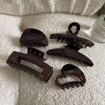 Ladies Glossy Rectangle Hair Claw Clips SKAJ071 - SWEETKAMA