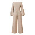 Ladies Mid Lantern Sleeves Daily Top Pants 2PCS Set GZN - SWEETKAMA
