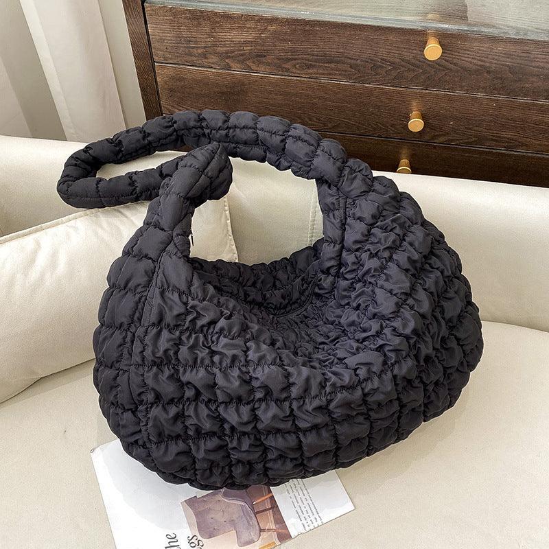 Ladies Puffer Cloud Bag Tote Handbag Slouch Bag SKAB010 - SWEETKAMA