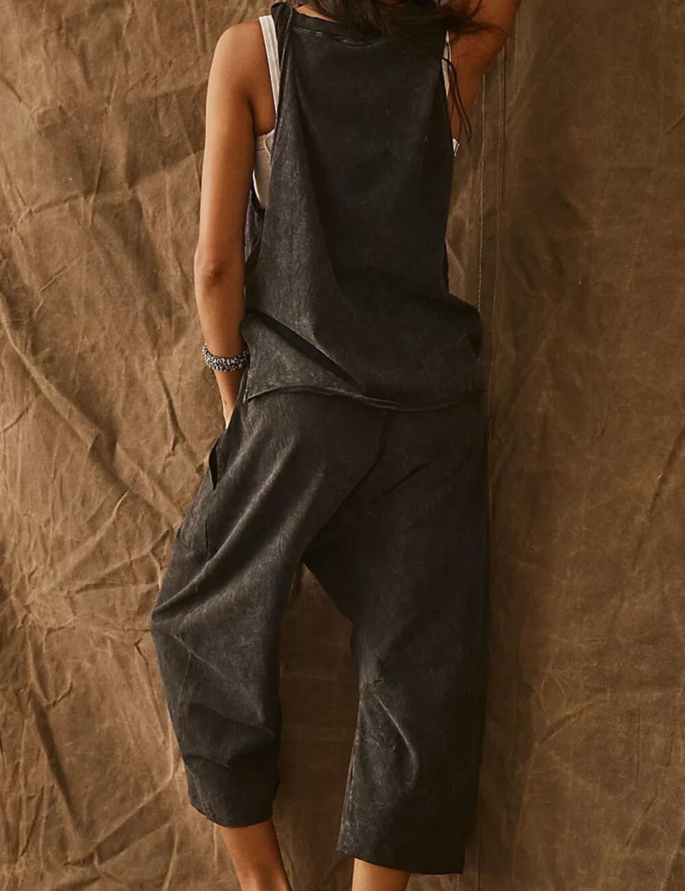 Ladies Solid Color Top and Pants Sets SKST544 - SWEETKAMA