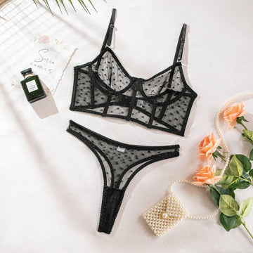 Sexy Solid Color Lingerie Set R0081A - SWEETKAMA
