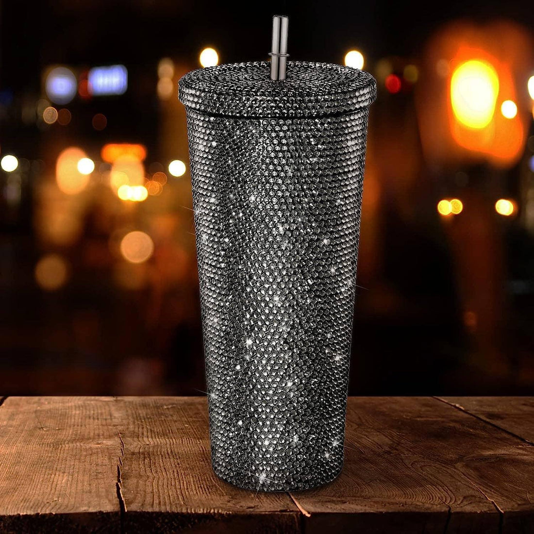 Sparkle Rhinestone Water Bottle 17oz FKWB0628 - SWEETKAMA