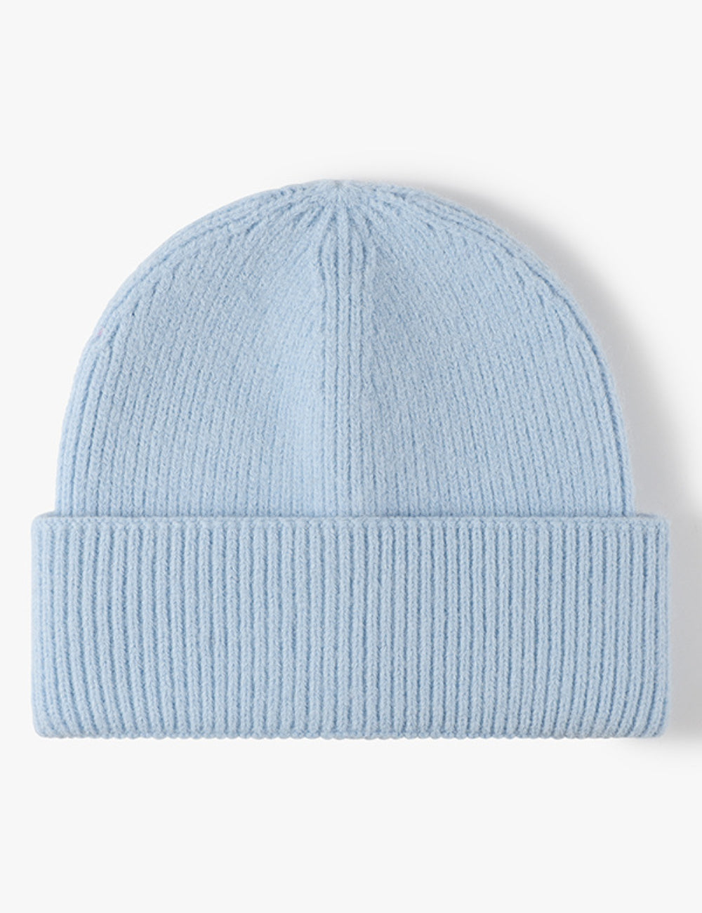 SWEETKAMA Ladies Solid Color Folder Knit Hat SKAH4216