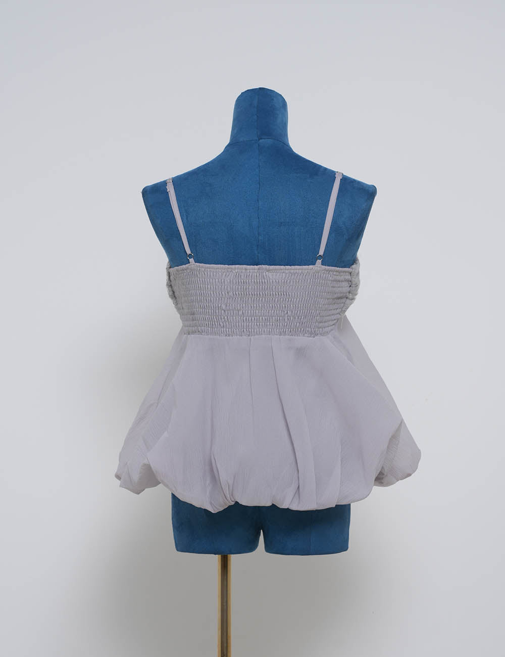 Ladies Chic Sequin Bow Square Neck Balloon Cami Top