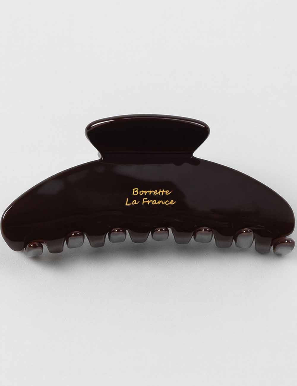 Ladies Vintage Chocolate Acetate Claw Hair Clip