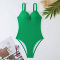2 PCS Solid Color Piece Swimwear with Cover Up Y128 - SWEETKAMA