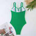 2 PCS Solid Color Piece Swimwear with Cover Up Y128 - SWEETKAMA