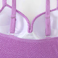 2 PCS Solid Color Piece Swimwear with Cover Up Y128 - SWEETKAMA