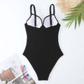 2 PCS Solid Color Piece Swimwear with Cover Up Y128 - SWEETKAMA