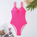 2 PCS Solid Color Piece Swimwear with Cover Up Y128 - SWEETKAMA