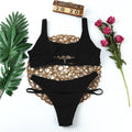 2-Piece Solid Color Bikini Swimsuit qy2027 - SWEETKAMA