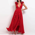 2 Shoulder Solid Color One Piece Swimwear with Cover Up 16008 - SWEETKAMA