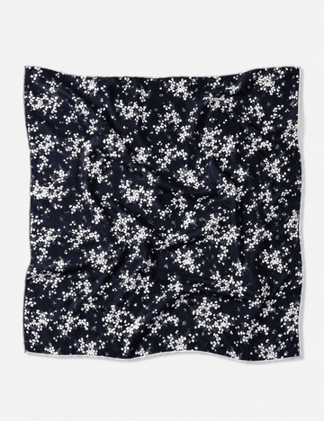 Ladies Casual Maple Leaf Print Bandana Scarf