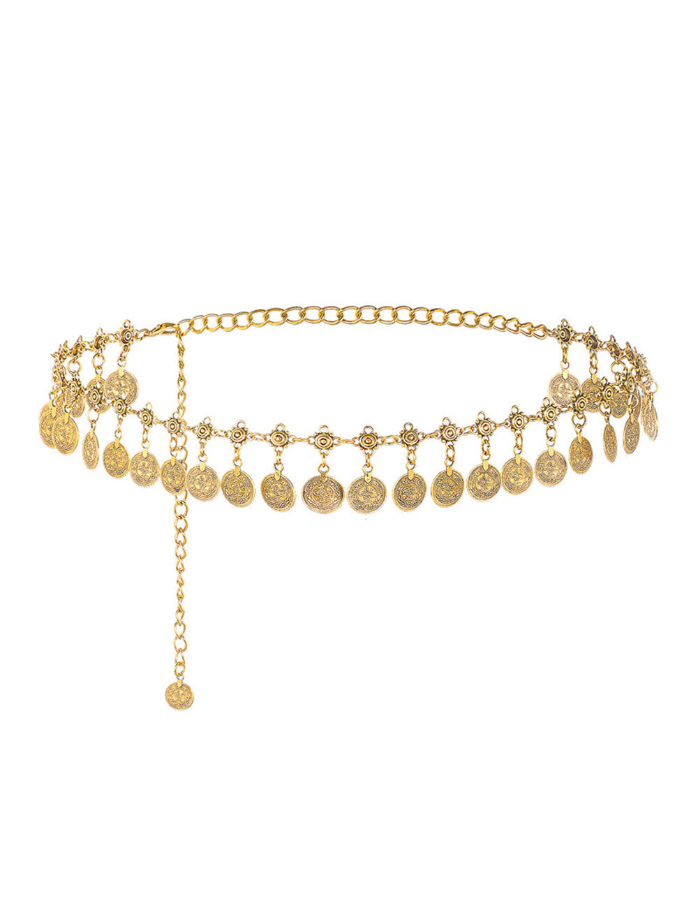 Boho Coin Tassel Waist Chain - Discount Fashion jewelry - Sweetkama Wholesale - 001