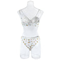 2PCS Floral Print Sexy Lingerie Set 3018 - SWEETKAMA