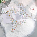 2PCS Floral Print Sexy Lingerie Set 3018 - SWEETKAMA