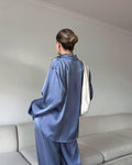 2PCS Long Sleeves Shirt and Pants Ladies Daily Set 2TZ2113 - SWEETKAMA