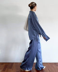 2PCS Long Sleeves Shirt and Pants Ladies Daily Set 2TZ2113 - SWEETKAMA