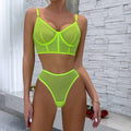 2PCS See Through Sexy Lingerie Set 3021 - SWEETKAMA