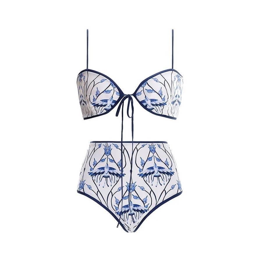 3 Piece Bikini Swimsuits with Cover Up 05 - SWEETKAMA