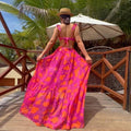 3-Piece Floral Print Bikini Swimsuits with Cover Up 2303 - SWEETKAMA