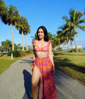 3-Piece Floral Print Bikini Swimsuits with Cover Up 2303 - SWEETKAMA