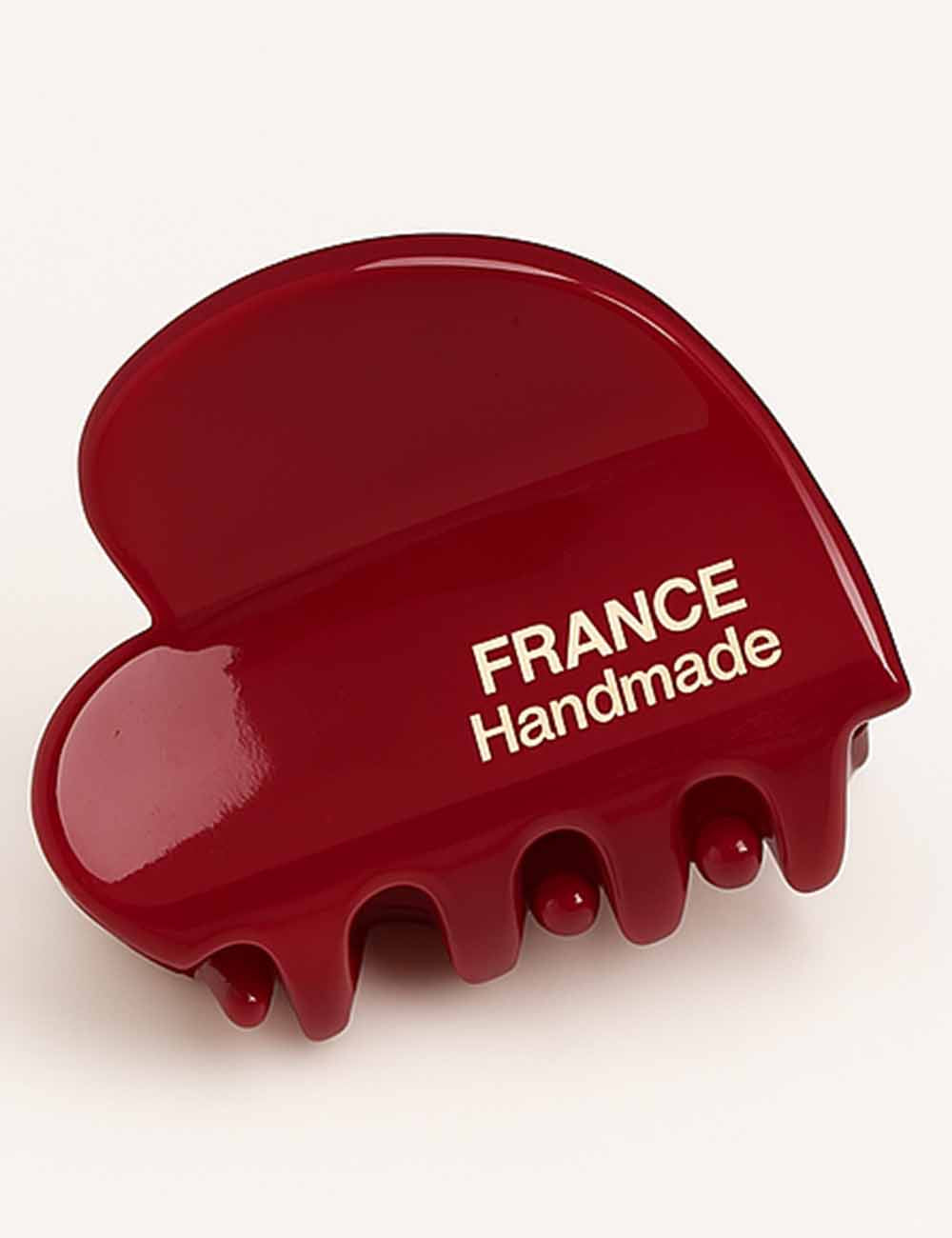 Ladies Sweet Heart Glossy Mini Hair Clip