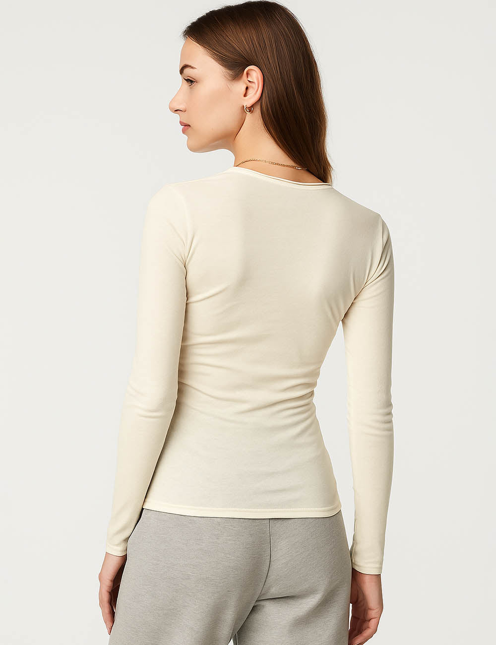 Ladies Everyday Pullover Top Text Print T-Shirt