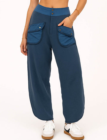 SWEETKAMA Ladies Relaxed Sweatpants Casual Pockets Pants