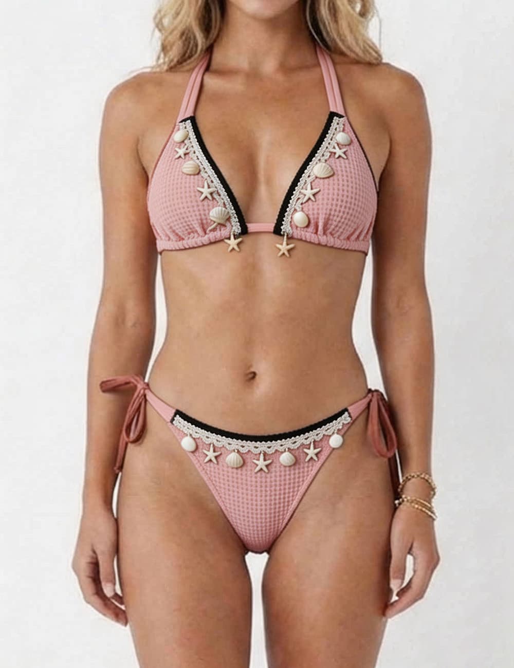 Halter Triangle Bikini Set - Sweetkama Wholesale - #3879