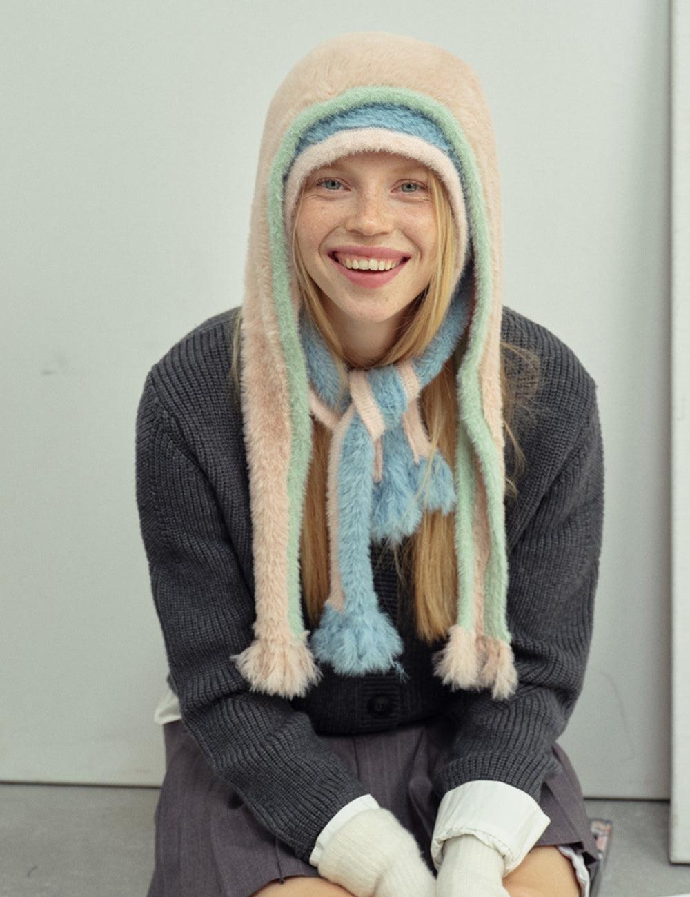 Ladies Color Block Dome Hat YH4090