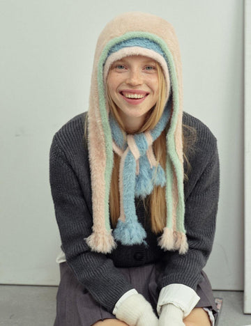 Ladies Color Block Dome Hat YH4090