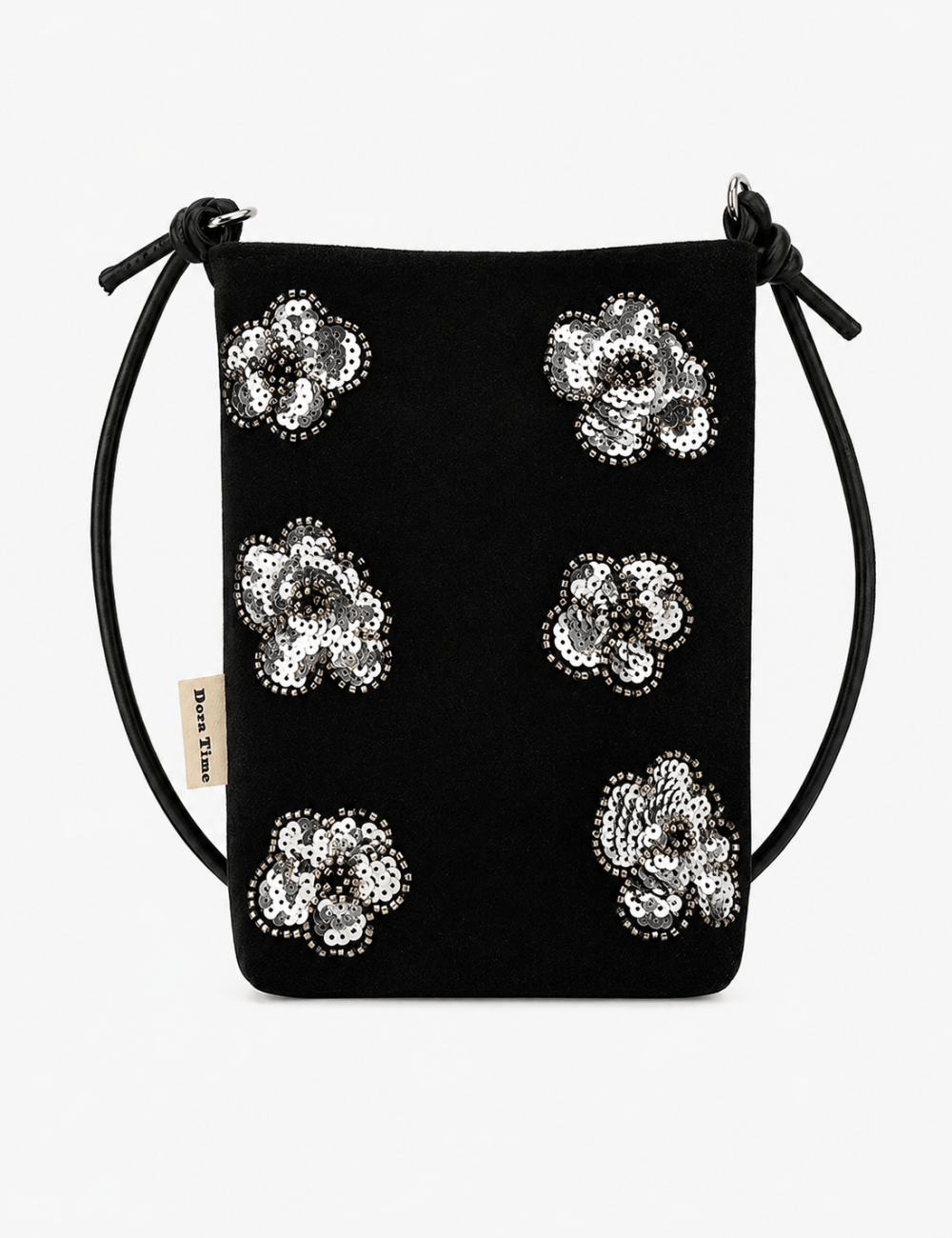 Sequined Crossbody Phone Bag - Sweetkama Wholesale - #5415